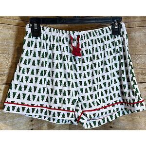 THE ROYAL STANDARD X-MAS TREE PATTERN CASUAL PULL ON COMFY SLEEP SHORTS SMALL